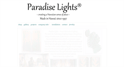 Desktop Screenshot of paradiselights.com