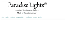 Tablet Screenshot of paradiselights.com